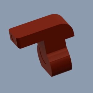 Video Hub marker / Alignment Tab Burnt Orange
