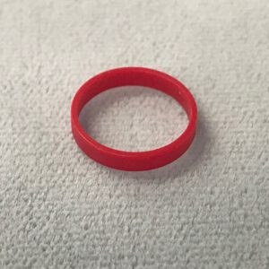 Cosm. Ring Red 11 x 10 x 1.5