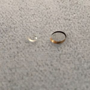 Window Oval Solder Sapphire Ø 2.95 x 0.40 60°
